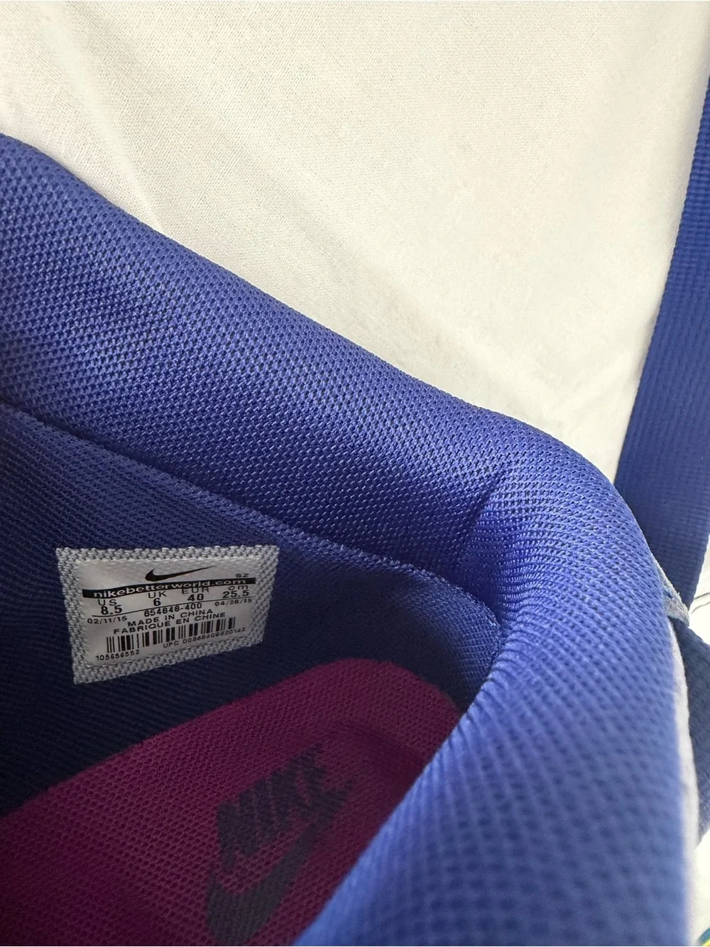 Nike Air Navy Suede High-Top Sneakers‎ with White Midsole
